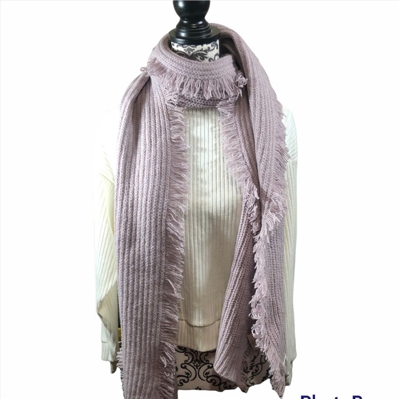 UGG Accessories - UGG Scarf Fringe Sterling Heather Boho Soft
